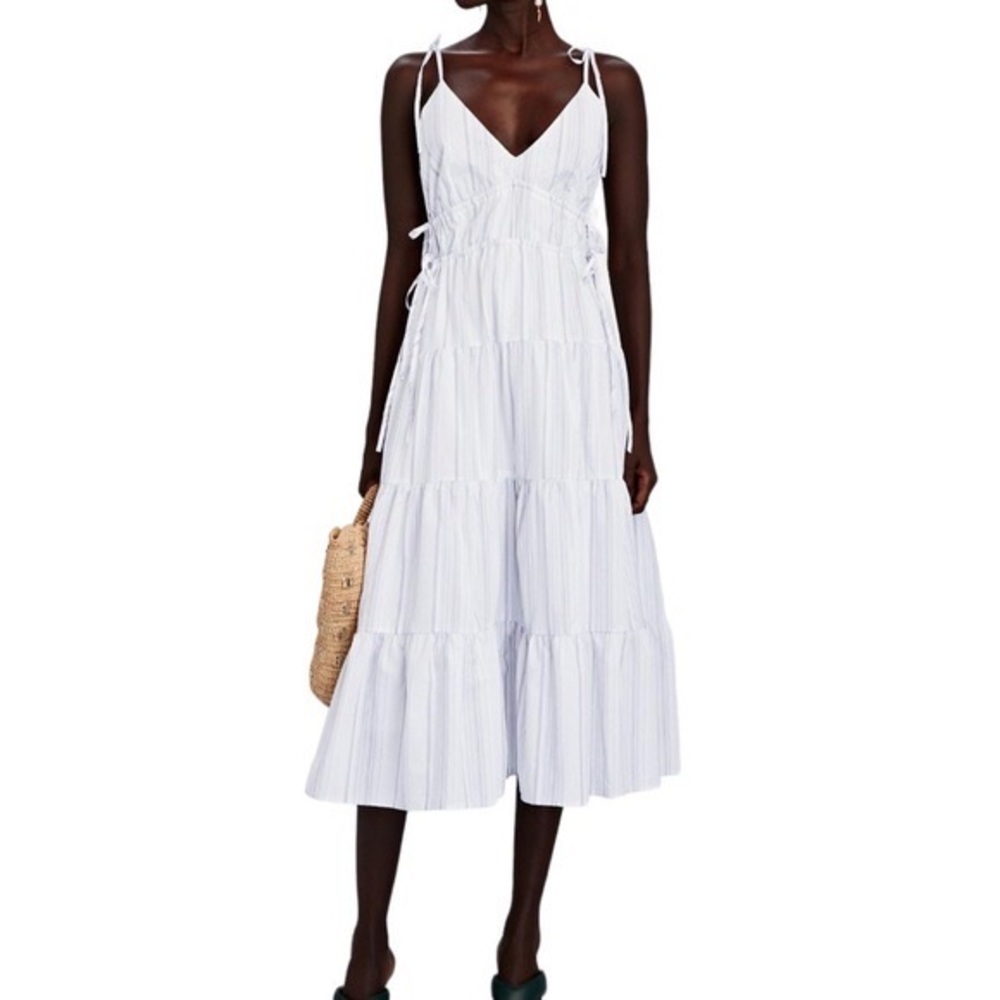 Rails White Striped Sundress (Small)